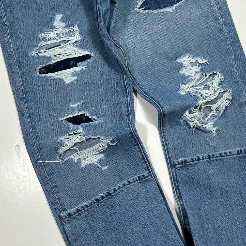 Abercrombie & Fitch Langdon Slim‎ Distressed Stretch Jeans 32x32
